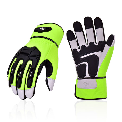 VGO 3 Pairs High Dexterity Soft Genuine Goat Gloves (3 Colors, GA7675)